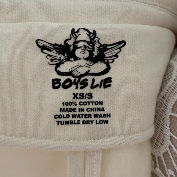 NEW Boys Lie REVOLVE Oversized Sweatshirt Blazer Sz XS/S *altered* - Picture 10 of 10